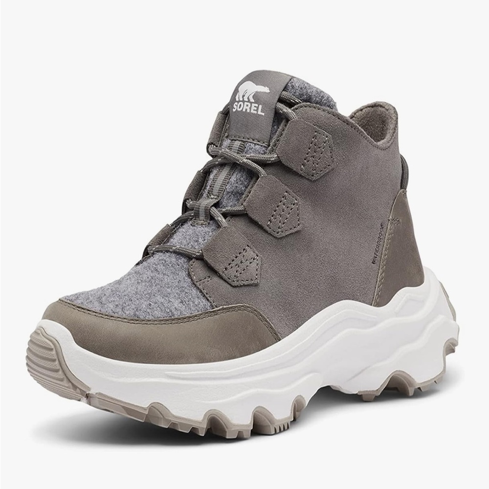 Sorel Gray and White Women's Shoes